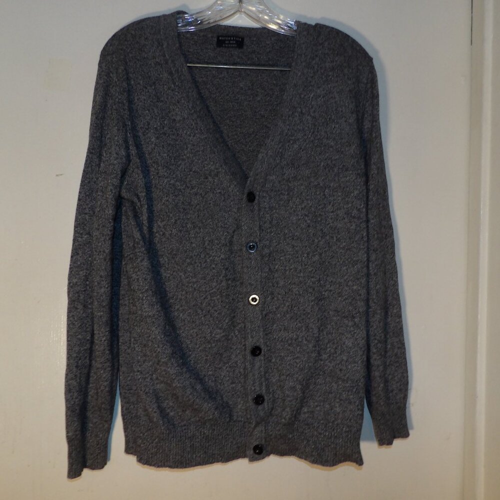Match Stick Argus Cotton Cardigan Sweater Sz S